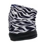 Nekwarmer Barts Multicol Polar Zebra White