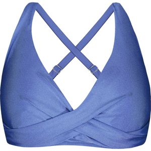 Barts - Isla Cross Halter Full - Bikinitop - Blauw - 80% Polyamide 20% Elastaan