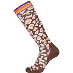 Barts - Skisokken - Bruin - Panterprint