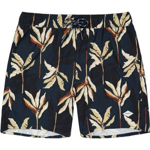Barts - Fervis Shorts - Zwembroek - Navy - Met Bladprint