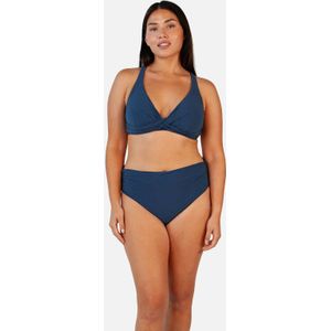 Barts Womens Solid High Waist Briefs Bikinibroekje (Dames |blauw)