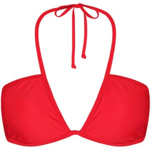Barts - Kelli Plunge Halter - Bikinitop - Rood - Gerecycled Materiaal