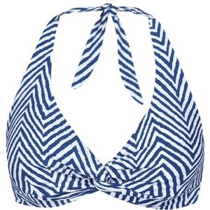 Barts - Yankun Cross Halter - Bikinitop - Denim - Gerecycled Materiaal