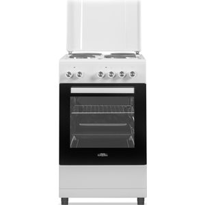Everglades EVCK5100 - Vrijstaand Elektrisch Fornuis - 4 Kookzones - Oven: 48 Liter - 50 CM - 5 Jaar Garantie