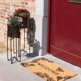 Clayre & Eef Plantenstandaard Ø 28x71 cm Bruin Ijzer Rond Bloempot op poten