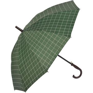 Melady Paraplu Volwassenen 60 cm Groen Nylon Rond Regenscherm