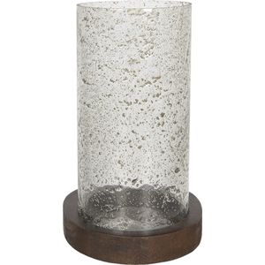 Clayre & Eef Windlicht Ø 22x33 cm glas rond kaarsenhouder