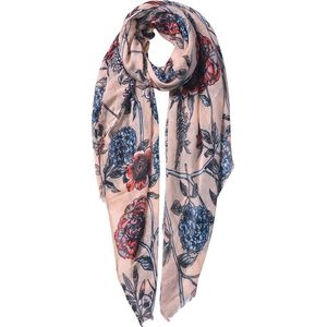 Clayre & Eef sjaal 87x180cm roze