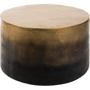 Clayre & Eef Salontafel Ø 60x40 cm Goudkleurig Aluminium Rond Bijzettafel