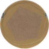Clayre & Eef Spiegel Ø 50 cm Bruin Hout Rond Grote Spiegel