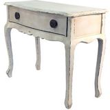 Clayre & Eef Sidetable 102x44x83 cm Wit Hout Rechthoek Wandtafel