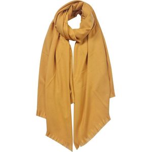 Juleeze Wintersjaal Dames 70x190 cm Geel Synthetisch Wintershawl