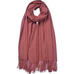 Juleeze Wintersjaal Dames 68x175 cm Rood Synthetisch Wintershawl