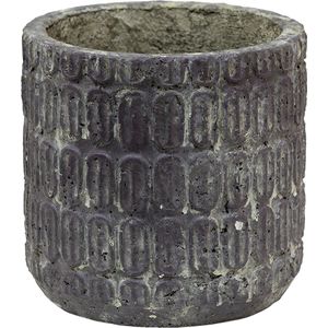 Clayre & Eef Bloempot Ø 17x16 cm Bruin Beton