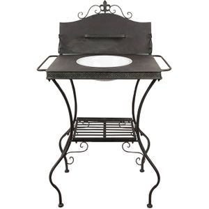 Clayre & Eef Kaptafel 72x48x114 cm Bruin Groen Ijzer