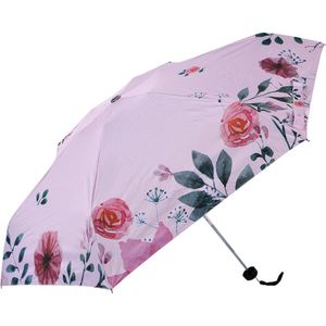 Juleeze Paraplu Volwassenen Ø 92 cm Roze Polyester Bloemen Regenscherm