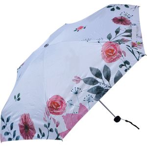 Juleeze Paraplu Volwassenen Ø 92 cm Wit Polyester Bloemen Regenscherm