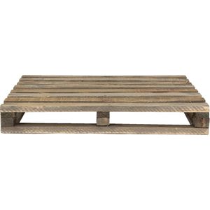 Clayre & Eef Plantentafeltje 40x32x5 cm Bruin Hout Rechthoek Plantenstandaard
