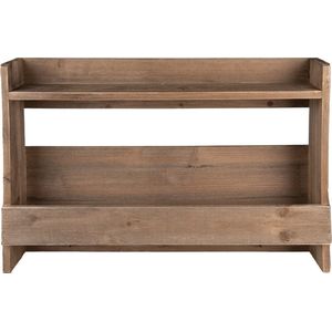 Clayre & Eef Wandrek 60x12x42 cm Bruin Hout Muurrek
