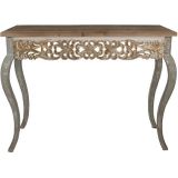 Clayre & Eef Sidetable 125x41x91 cm Bruin Beige Hout Wandtafel