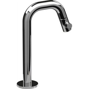 Clou Kaldur kranen chroom fonteinkraan 4.5x15.9cm korte uitloop links CL/06.05.004.29.L