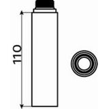 Teakea - Clou - Verlengstuk 11 Cm T.b.v. Freddo  - Rvs Geborsteld