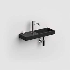 Fontein clou mini wash me 56x19x6 cm keramiek mat zwart