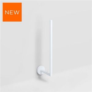 Clou Flat reserverolhouder 4.8x30.6cm voor 3 stuks Wit mat CL/09.02035.20