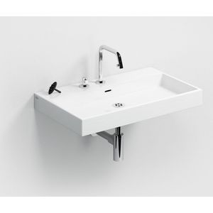Wastafel clou wash me 70x42x8 cm keramiek wit