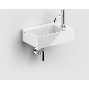 Clou Flush fontein 35.5x24.5cm inclusief plug met kraangat keramiek glanzend wit CL/03.03420.01