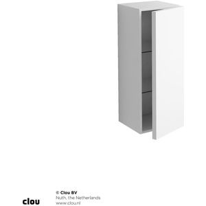 Clou Match Me lage kolomkast 104cm wit hoogglans gelakt CL/07.56.201.50