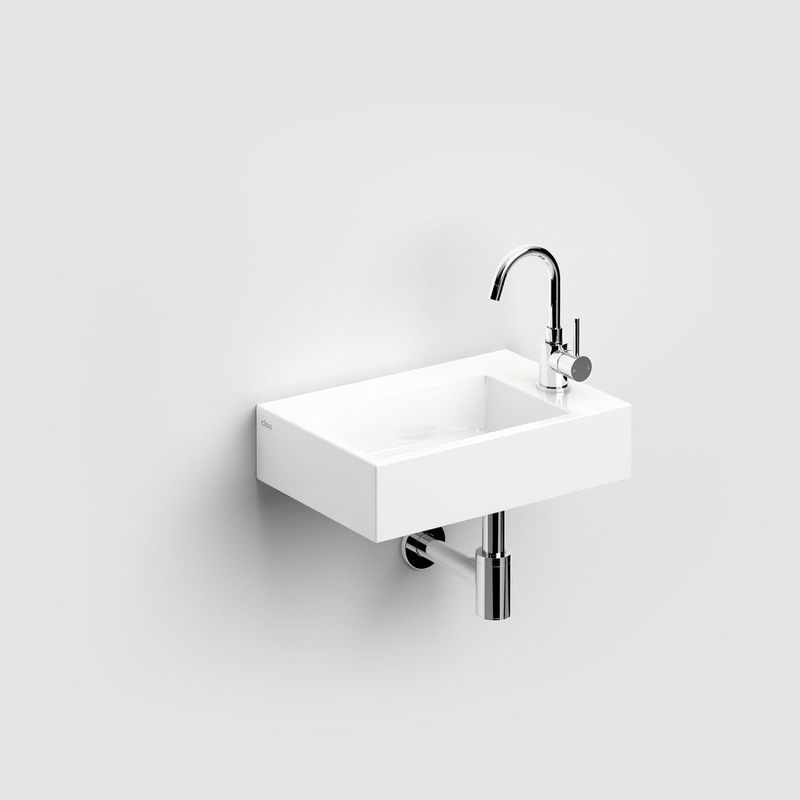 Fontein clou flush 2 plus 42.5x29x10.5 cm keramiek glans wit