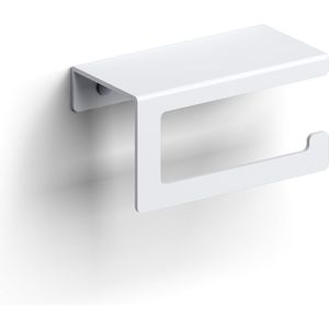 Clou Fold toiletrolhouder zonder klep gebogen model mat wit CL/09.04029.20