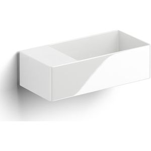Clou New Flush fontein 35x18cm inclusief afvoerset zonder kraangat Keramiek Wit CL/03.03432