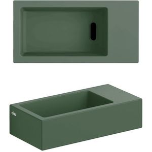 Clou - Flush 3 - Fontein - Mat Pijnboom Groen - Keramiek - Rechthoekig