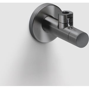 Hoekstopkraan Clou Hightech Gunmetal Geborsteld PVD