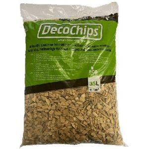DecoChips Houtsnippers Naturel 35L