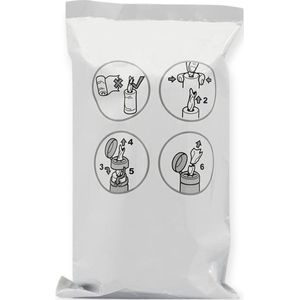 Hoorprofs navulverpakking 90 Reinigingsdoekjes