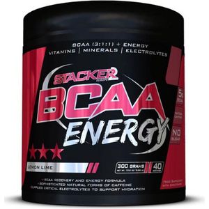 Stacker 2 BCAA Energy - 300 gram - 40 serving - Lemon
