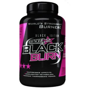 STACKER-2 BLACK BURN - Afslankmiddel - Zwart - 120 Capsules