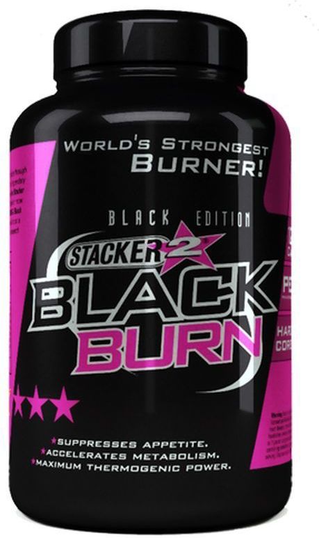 STACKER-2 BLACK BURN - Afslankmiddel - Zwart - 120 Capsules