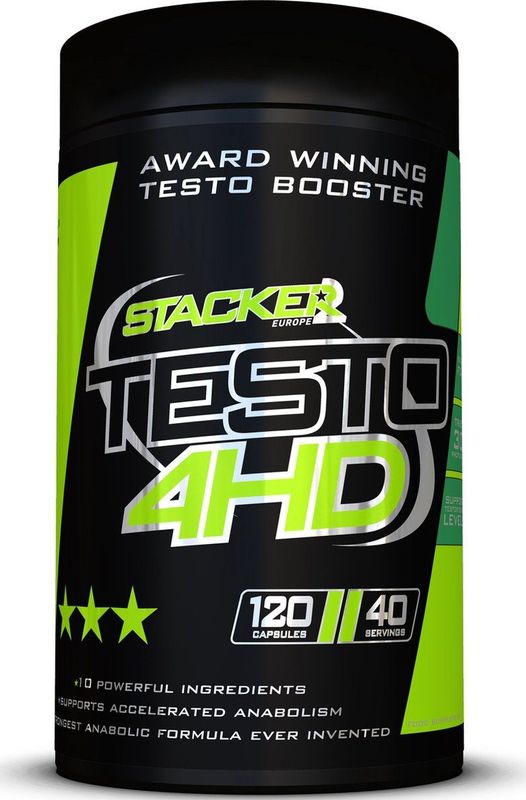 Stacker 2 Testo 4HD Testosterone Booster - Ephedra Vrij - 120 Capsules