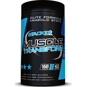 Stacker 2 Muscle Transform Ephedra Vrij - 168 capsules - Voedingssupplement