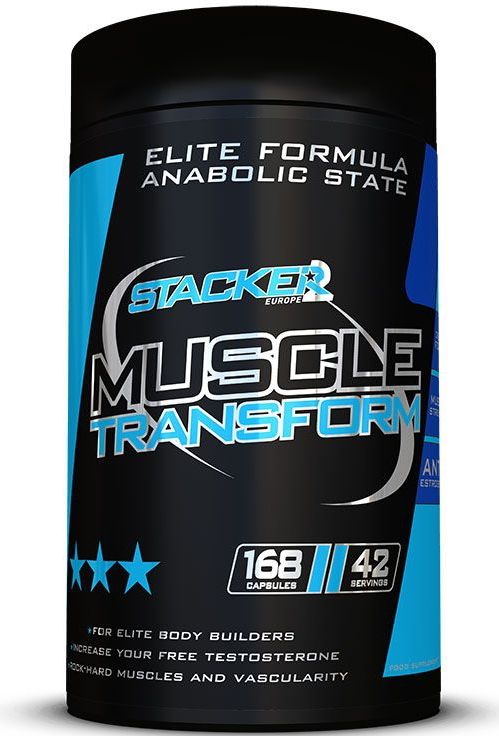 Stacker 2 Muscle Transform Ephedra Vrij - 168 capsules - Voedingssupplement