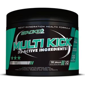 Stacker2 - Multi Kick - Poeder - Sinaasappel - 30 Servings