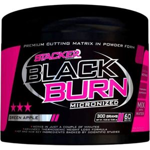 Black Burn Micronized 300g Apple