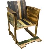 Schommelstoel kinderen Scrapie - gerecycled sloophout scrapwood design stijl