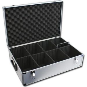 CD-Koffer - Zilverkleurig - Aluminium - Voor 140 CD’s