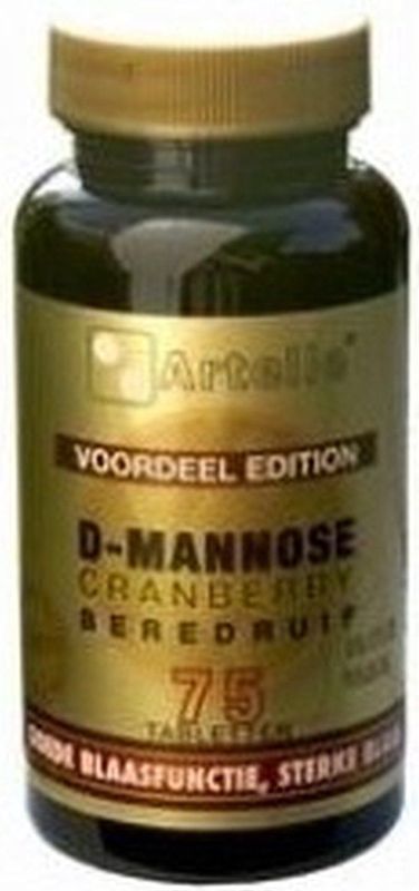 Artelle D-Mannose Cranberry Beredruif Tabletten 75 Tabletten