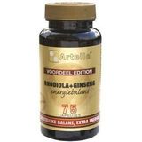 Artelle Rhodiola & ginseng energiebalans 75 capsules